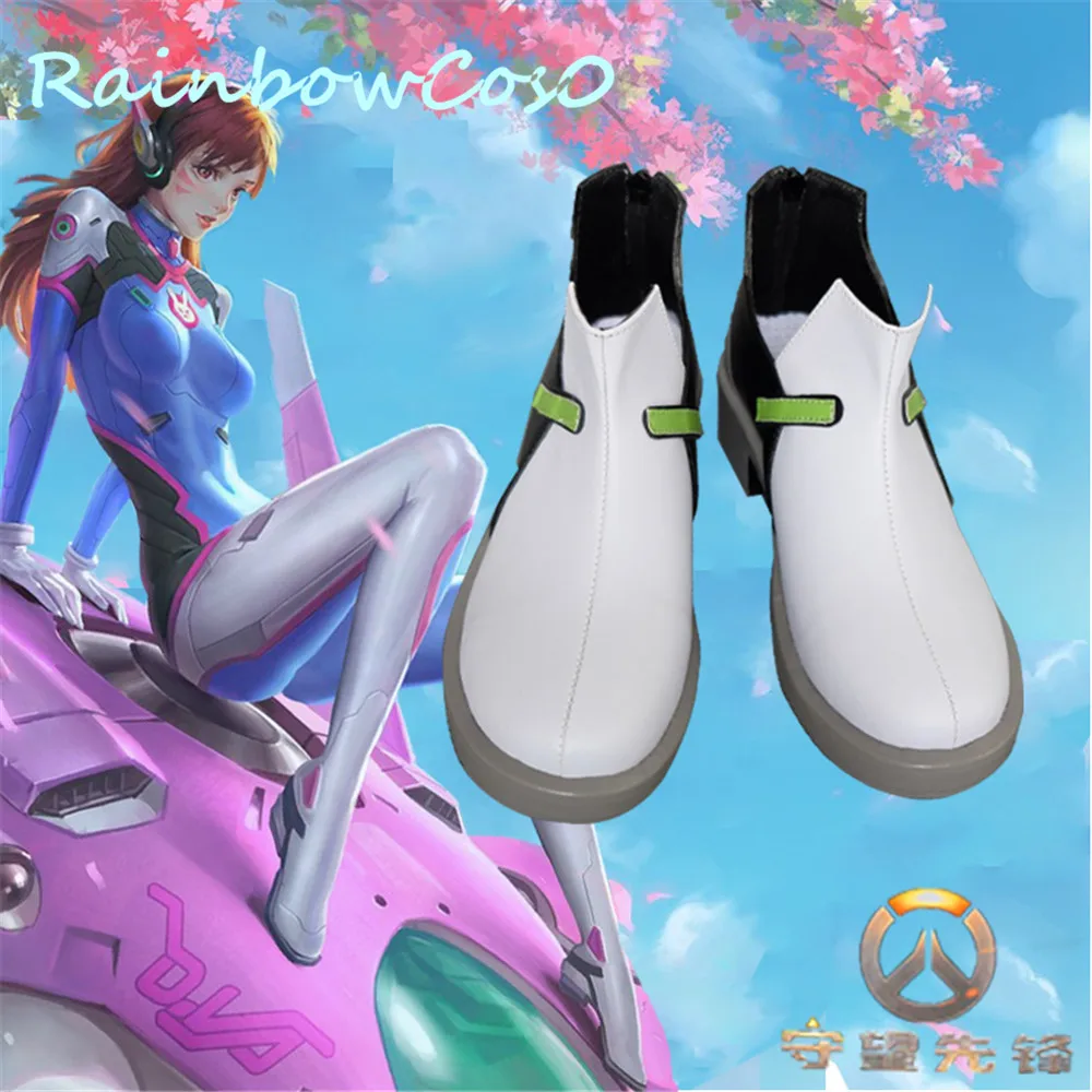 ; обувь для костюмированной вечеринки; ботинки Dva D. VA; аниме; Хэллоуин