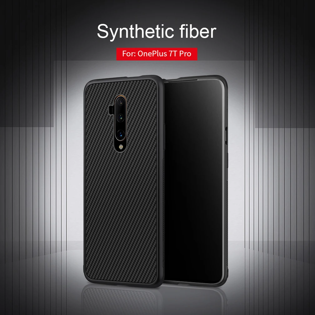 Для Oneplus 7T чехол NILLKIN роскошный чехол из синтетического волокна для телефона защитный чехол для Oneplus 7T Pro задняя крышка
