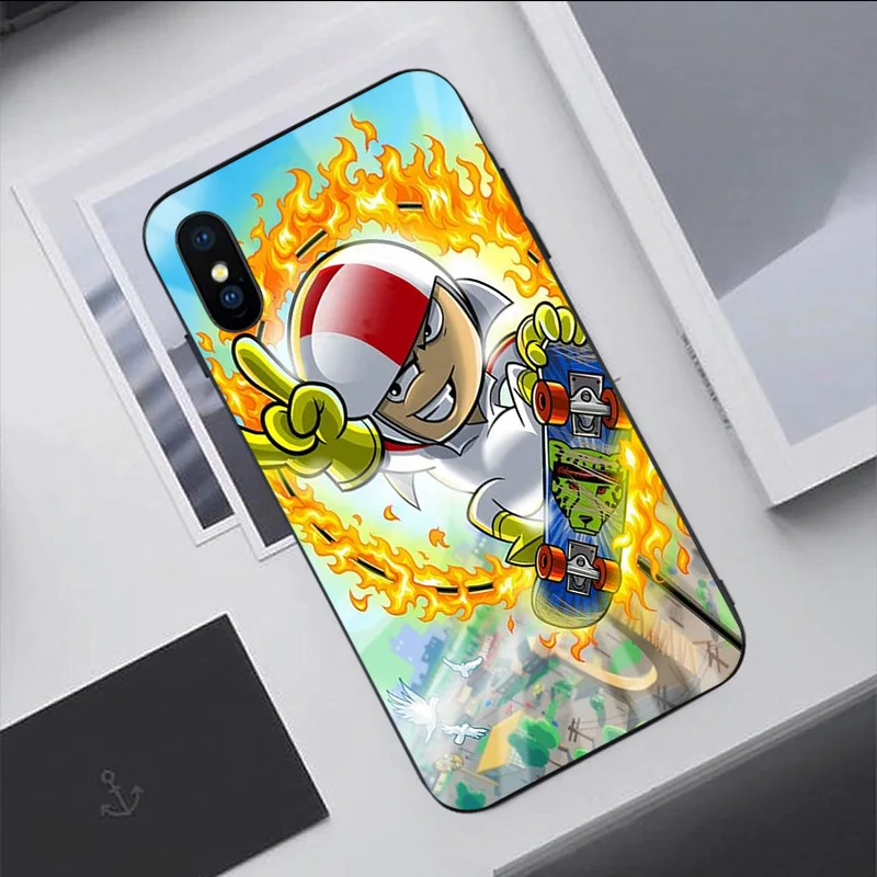 case 7 Для iphone 11 pro 7 6s 8 6 plus Мягкий ТПУ чехол для телефона X XR XS MAX 5 5S SE 10 shell милый мультфильм Kick Buttowski Забавный дизайн чехол - Цвет: case 7