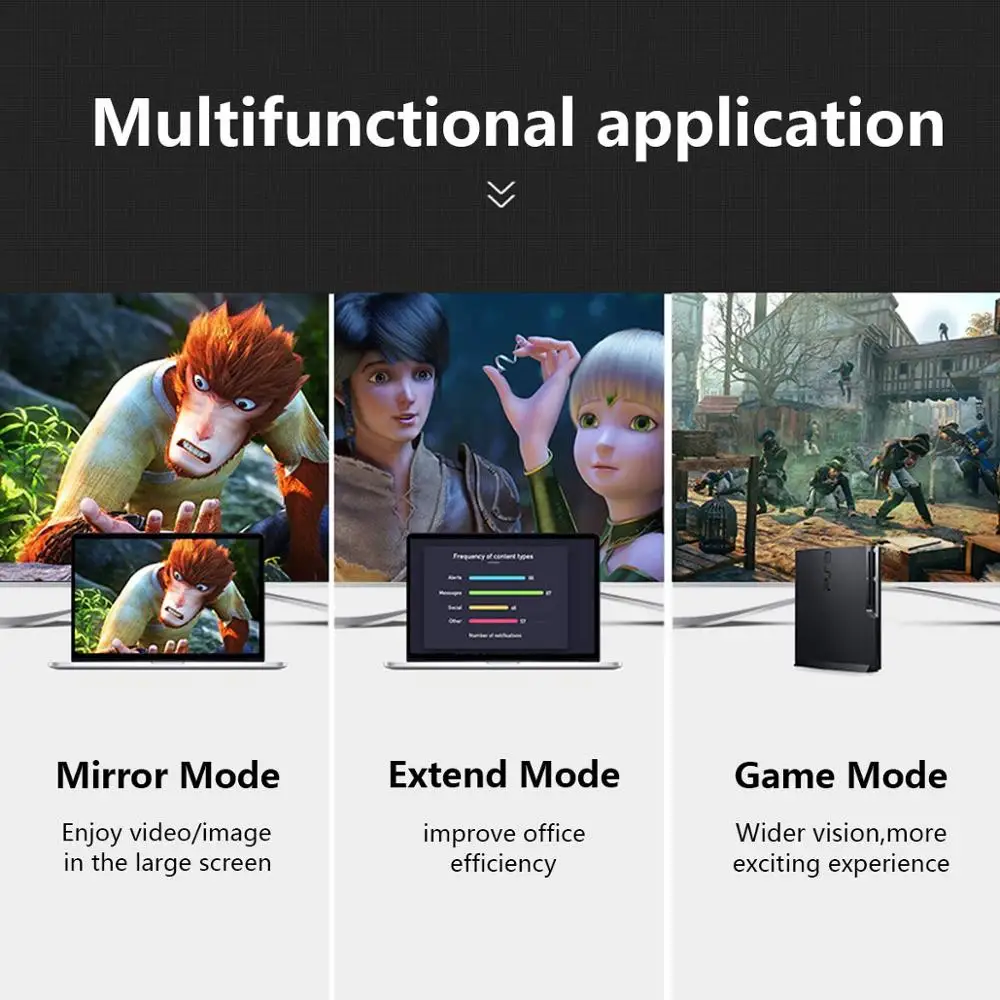 HDMI Optical Fiber Cable HDMI to HDMI 10M 30M 50M 100M 4k @ 60Hz for HDR TV LCD Laptop PS3 Projecto