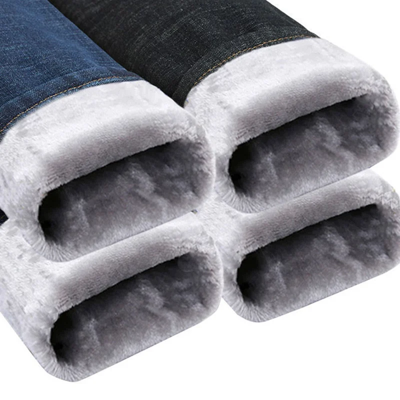 Plus Velvet High Waist Jeans Women Warm Thicken Autumn Winter Jeans Femme Casual Vintage Jeans Stretch Women Pencil Pants