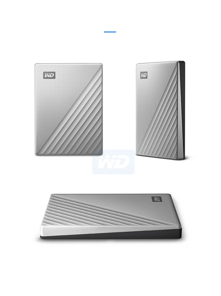 Western Digital 1 ТБ 2 ТБ 4 ТБ WD My Passport Ультра внешний жесткий диск USB-C 256-AES портативное шифрование жесткого диска для Windows Mac