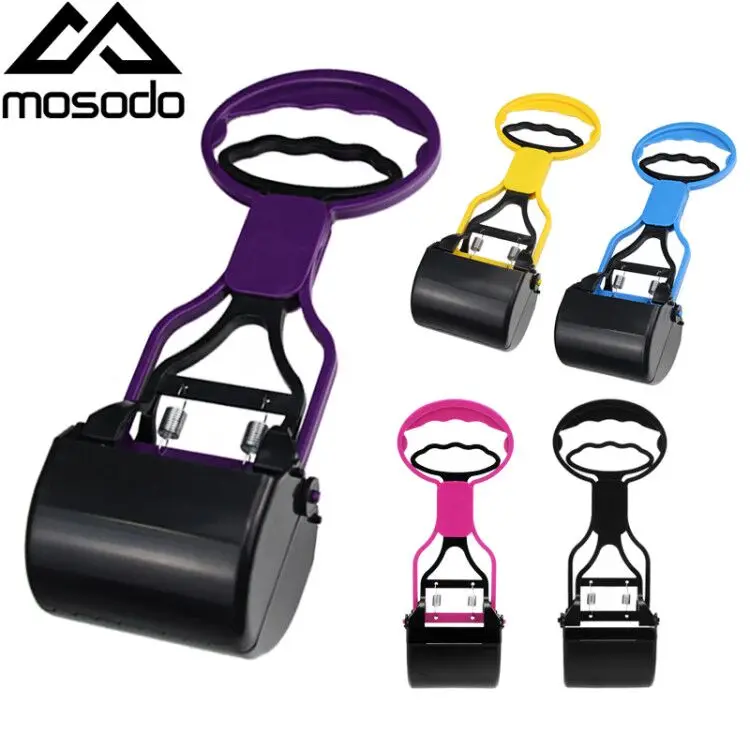 Mosodo-recogedor de caca de mango largo, portátil, para recoger caca de perro, pala de residuos de gato, Pooper Scooper, Herramientas de limpieza al aire libre