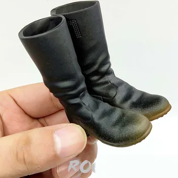 

Collection 1/6 Scale Hollow WWII Combat Boots Model Make-Old Male Soldier Shoes Figure Toy