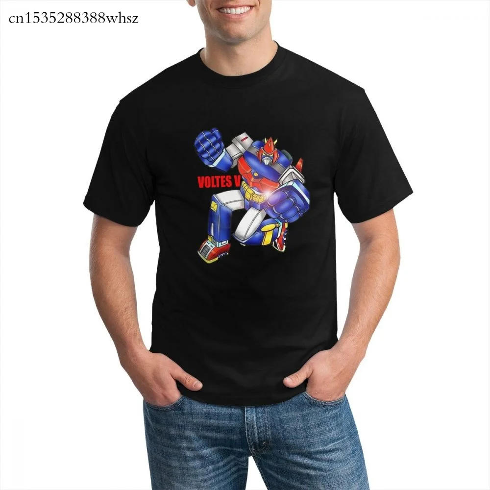 

New VOLTES V Retro Japanese Mechanical Animation Robot Logo graphic t shirt for men 2020