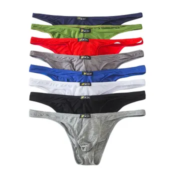 

4PCS Men Briefs Bugle Pouch Micro Panties Modal Seamless Underwear Cuecas Breathable Thongs Sexy Shorts Majtki Bezszwowe Bikini