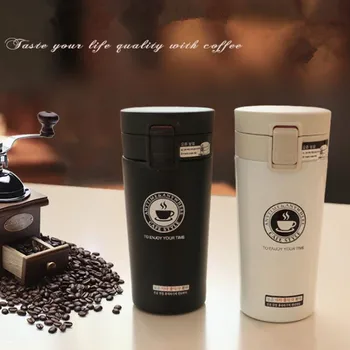 

Mini 350ml Vacuum Flasks 304 stainless Steel Thermos Cup Water Bottle To Keep Cold&Hot One-Handed Coffee&Tea Thermos Mugs