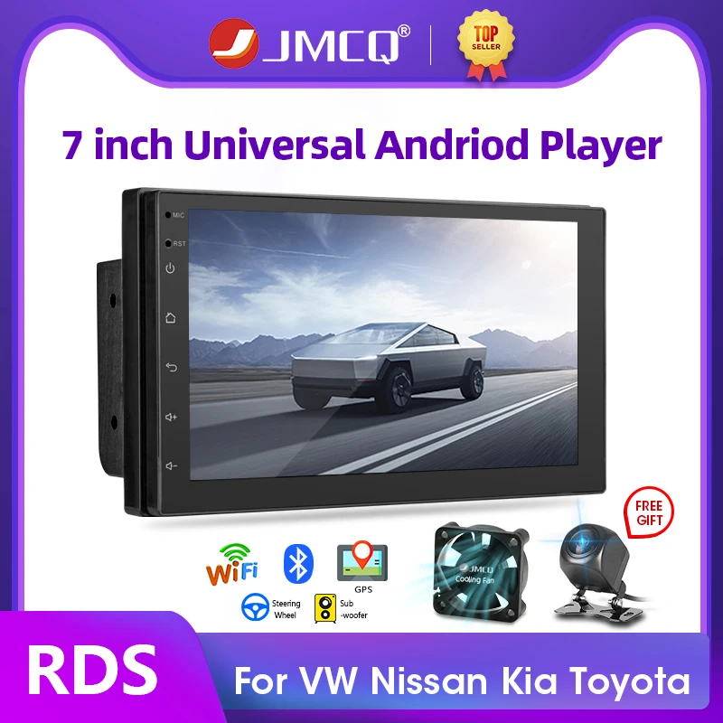 

Android 8.1 2 Din 7" Car Radio Multimedia Video Player Universal Auto Stereo GPS for Volkswagen Nissan Hyundai Kia Toyota CR-V