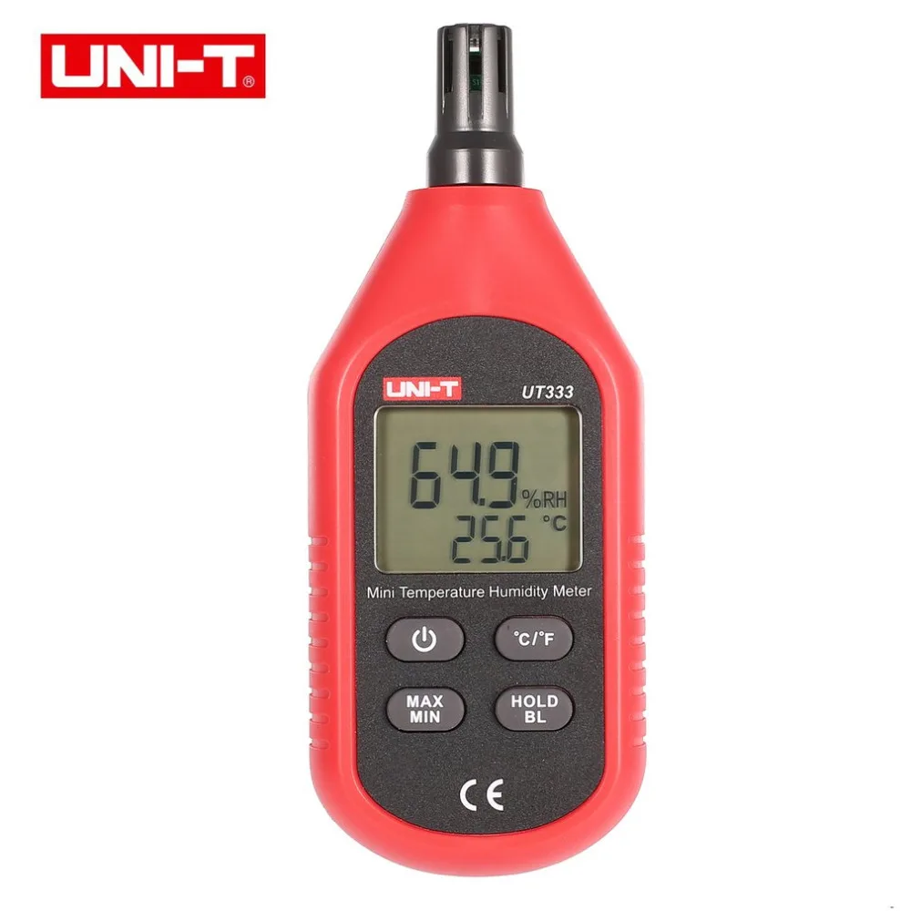 UNI-T UT333 Мини цифровой ЖК-дисплей Температура воздуха влажность TEMP/RH метр Электронный термометр гигрометр Измеритель влажности