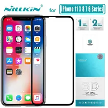 Для iPhone 11 11 Pro 11 Pro Max XR XS Max X 8 7 Plus стекло Nillkin 3D CP+ Max полное покрытие из закаленного стекла для iPhone 11 XR стекло