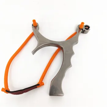 

Quick Shot Slingshot Hunting Catapult High Quality Stainless Steel with Rubber Band slingshots Outdoor Shooting Game Sling Shot