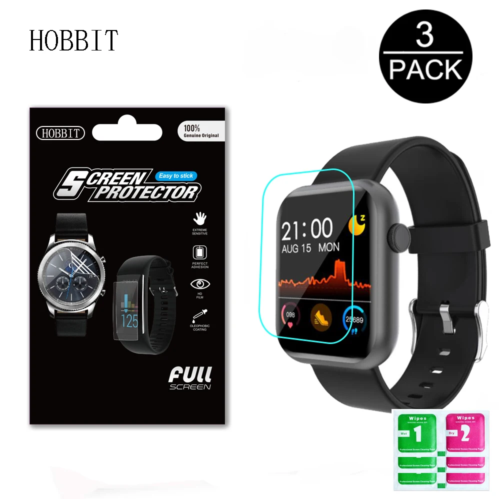 3 uds ultrafina suave de TPU HD película transparente para colme de P9 Anti-rasguño impermeable película protectora de pantalla completa no reloj de vidrio accesorio
