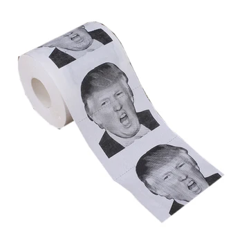 

1 Roll 80 Sheets Donald Trump $100 Dollar Humour Toilet Paper Bill Toilet Paper Roll Novelty Gag Gift Dump Trump Funny Gag Gift