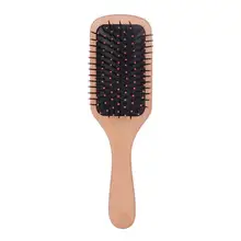 Women Men Hair Scalp Massage Wood Comb Anti-static Promote Blood Circulation Anti-frizz Hair Smooth Brush