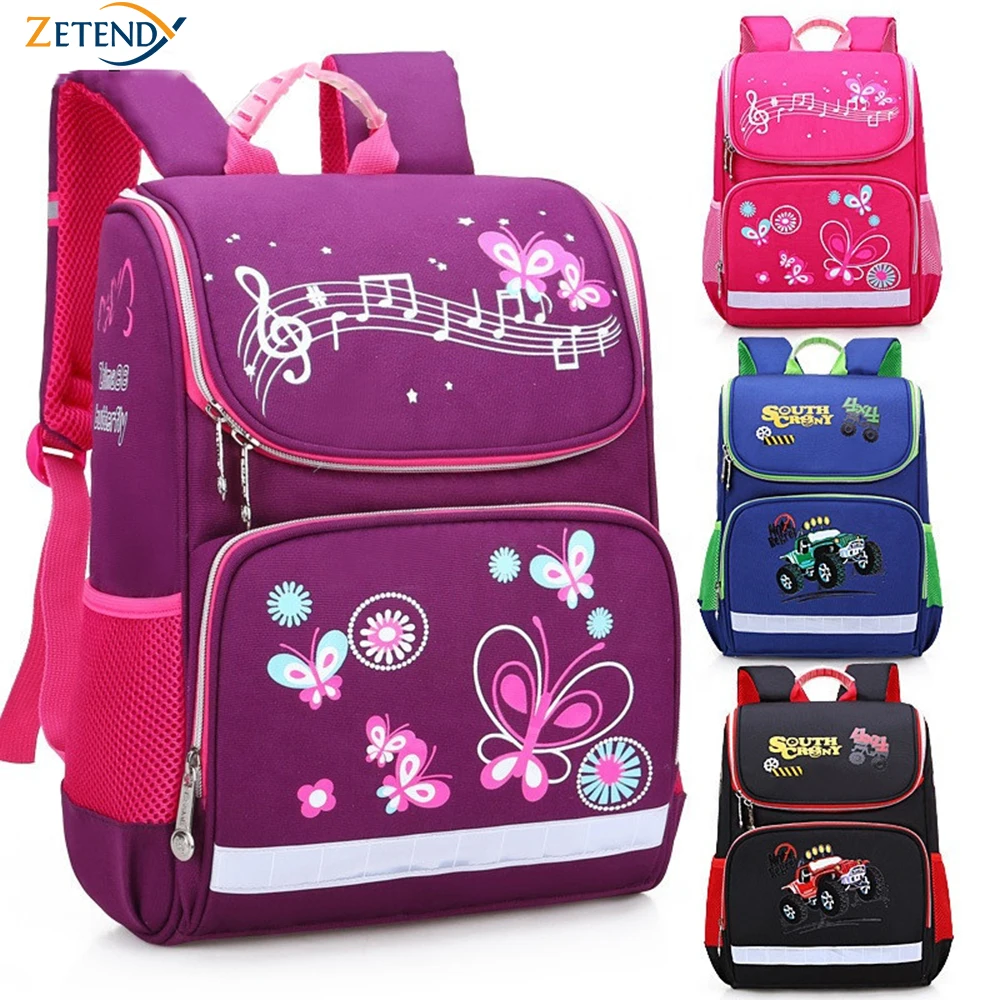 Mochilas de colegio para niños, ortopédica con bonita para niñas y niños, mochilas de moda de dos tamaños resistentes al agua para reducir la carga - AliExpress Maletas y bolsas