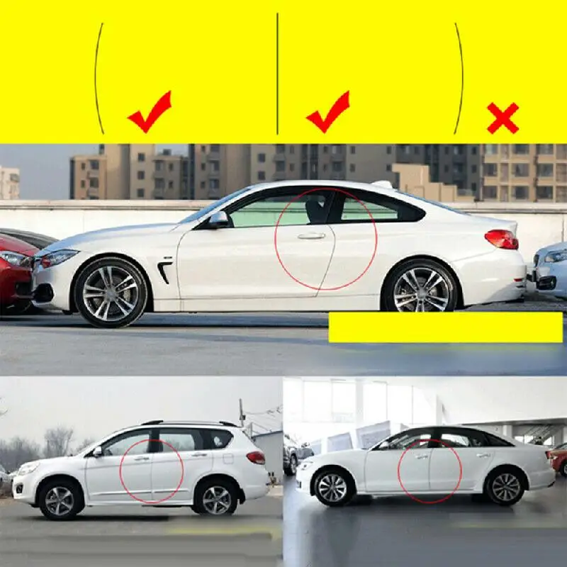 4Pcs Car Door Edge-Scratch Anti-collision Protector Guard Strip Universal