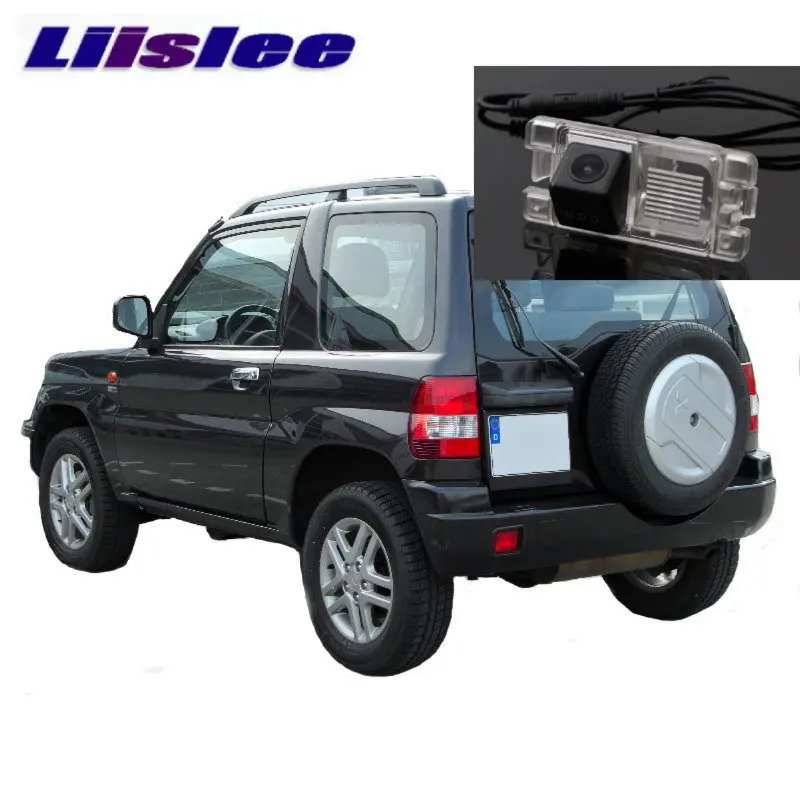 LiisLee Автомобильная HD камера заднего вида для Mitsubishi Montero iO Pajero Shogun Pinin TR4 1998 2015
