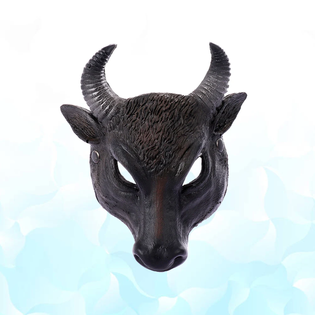 1 шт. маска 3D ПУ яркое моделирование вечерние принадлежности маска животного бык маска для косплея