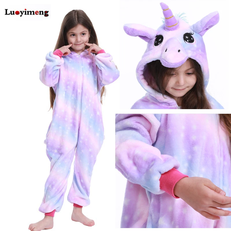 Unicorn Kigurumi Pajamas For Children Baby Girls Pyjamas Boys Sleepwear Animal Stitch Lion Cat Onesies Kids Costume Jumpsuits Unicorn Kigurumi Pajamas For Children Baby Girls Pyjamas Boys Sleepwear Animal Stitch Lion Cat Onesies Kids Costume Jumpsuits