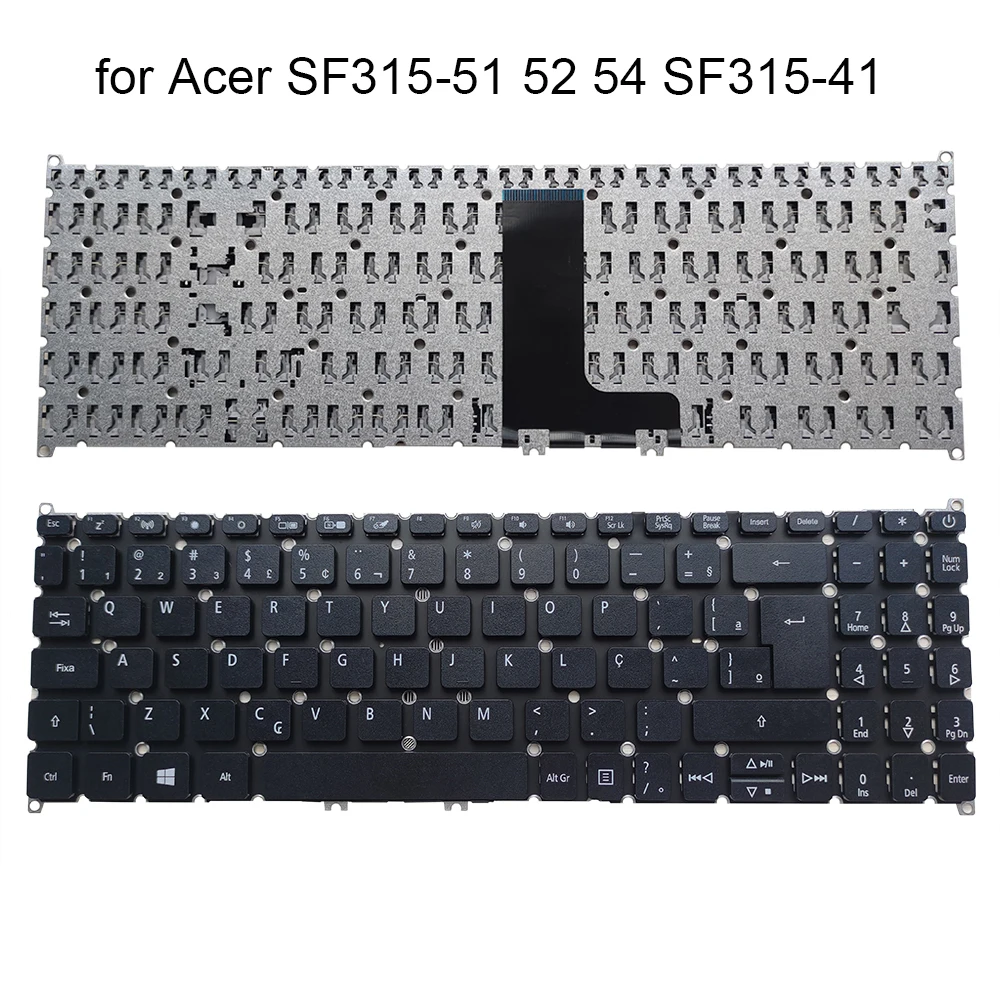 

Бразильская Клавиатура для ноутбука Acer Swift 3 SF315-51 SF315-51G 52G A515-52 A515-54 SF315-41 A315-42