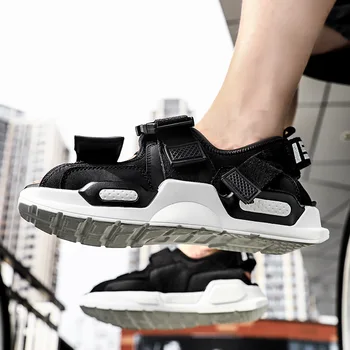 

fashion sandals men's breathable all-match slippers personality sandals