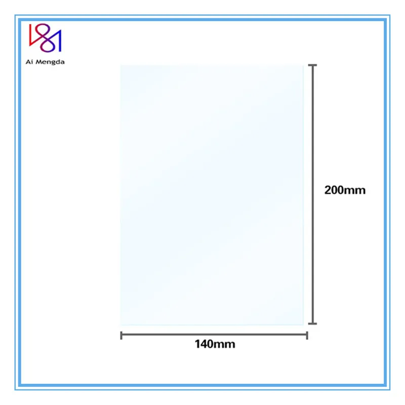 5 шт./лот, высокое качество, пластик, гладкая поверхность, 140x200 мм x 0,1 мм, прочный DLP lcd SLA смола, 3d принтер, пленка FEP 140x200 мм