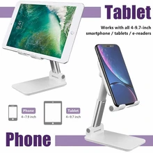 Cell Phone Stand Desk,Angle Height Adjustable Foldable Phone Holder, for iPhone 12 Pro Max 11 iPad Mini Samsung Smartphone Stand