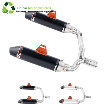 

GSR400 GSR600 BK400 BK600 GSR BK 400 600 Modified Link Pipe Motorcycle Full Exhaust Muffler Escape System Slip-On