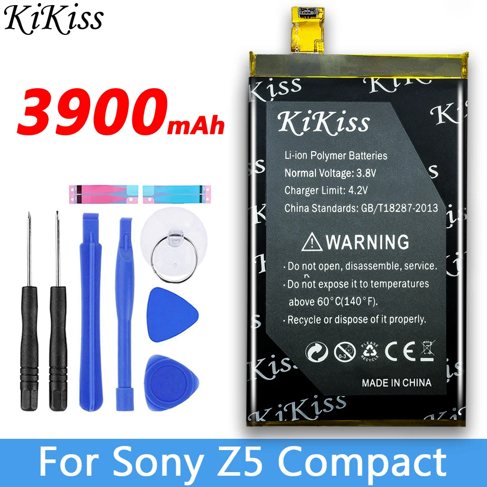 Литий-ионный полимерный Мобильный телефон аккумулятор KiKiss 3900 мАч для Sony Xperia Z5
