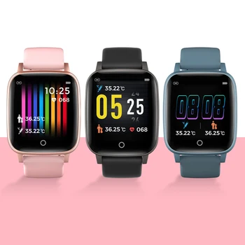 

NORTH EDGE Smart Watch Body Temperature Measurement Health Watch Heart Rate Smart Watch Fitness Tracker for Android IOS