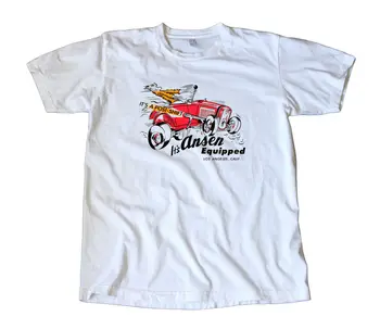 

Vintage Ansen Equipped Decal T-Shirt - Hot Rod, Gasser, Los Angeles Speed Shop