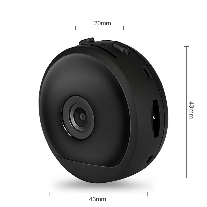 MINI Motion Detection WIFI Camera IR Night Vision Strong Magnetic Adsorption Remotely Monitor Camcorder 1080P Memory Max 128G