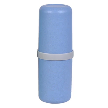 

Bathroom Organizer Storage Cup Portable Toothbrush Toothpaste Holder Cover Protect Case Box For Traveling