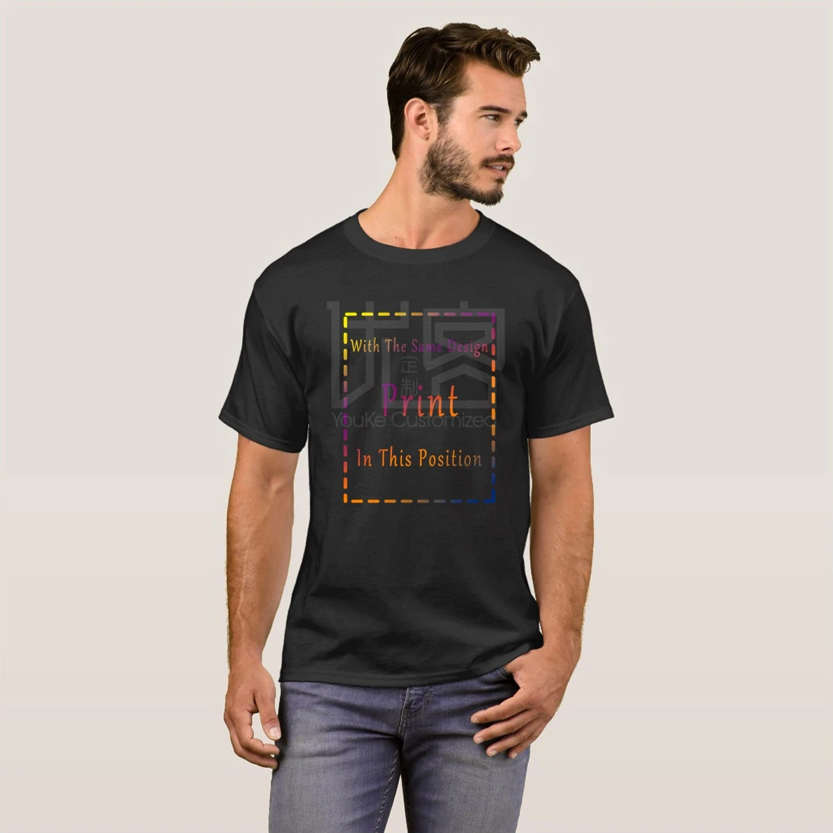 Led Zeppelin Stairway To Heaven 48-я Юбилейная футболка черный хлопок Мужская Уличная размер S-3XL - Цвет: black