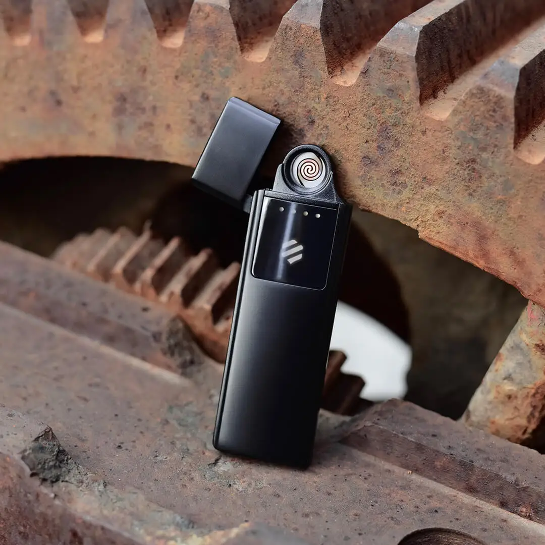 Xiaomi ультра тонкая зарядная Зажигалка обсидиан практичная креативная ...