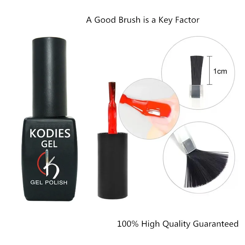 1 PCS KODIES GEL UV LED Gel Nail Polish Long Lasting Soak off Gel Varnish 8ML Gel Lacquer Primer Ge