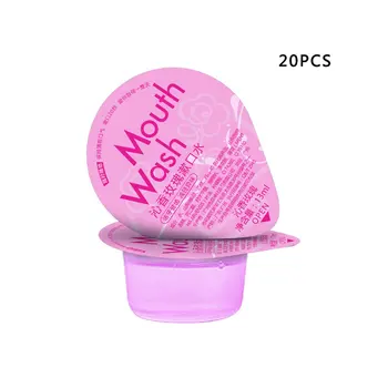 

20Pcs Disposable Jelly Cup Mouthwash Portable Particles Tooth Stain Removal Mouthwash New Upgrade Formula