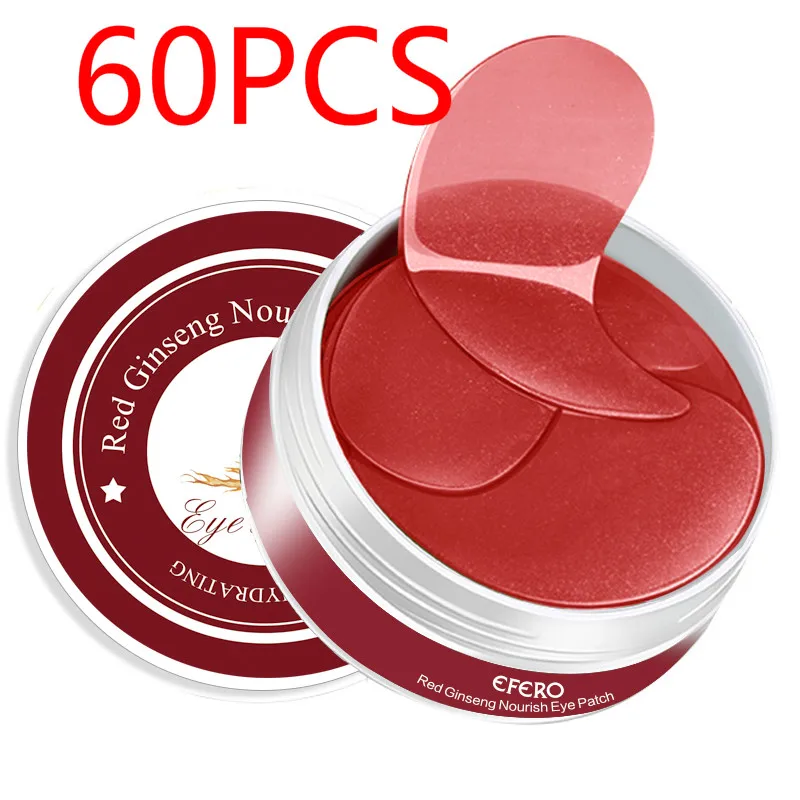 60PCS K75 60PCS Anti Wrinkle Eye Mask Eye Patches Mask Crystal Collagen Under the Eyes Sleep Mask Remove Dark Circles Hydrogel Patch - Цвет: 60PCS K75