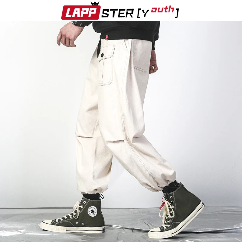 LAPPSTER мужские уличные шаровары комбинезоны мужские s Harajuku корейские модные походные Мужские штаны черные джоггеры Штаны спортивные штаны