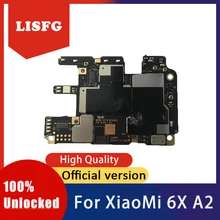 LISFG хорошая протестированная материнская плата для Xiao mi 6X A2 64 ГБ разблокированная оригинальная материнская плата 64 ГБ для Xiao mi 6X A2 mi A2 6X материнская плата