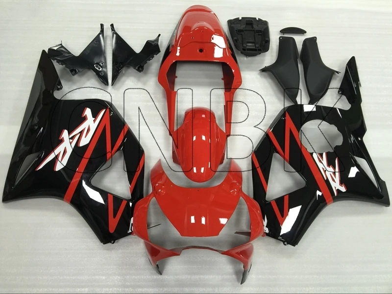 CBR 954RR 03 Пластиковые обтекатели CBR954RR 2002 черный красный корпус CBR900 954 - 2003
