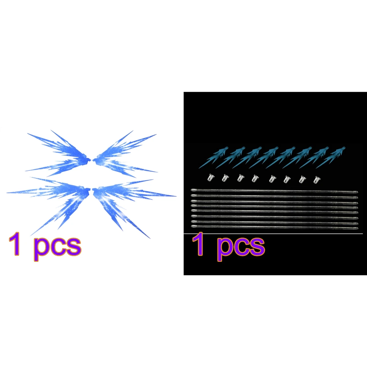 

A Version Light Wing Decoration +Funnel for RG 1/144 for STRIKE ​for FREEDOM for GUNDAM Action & Toy Figures