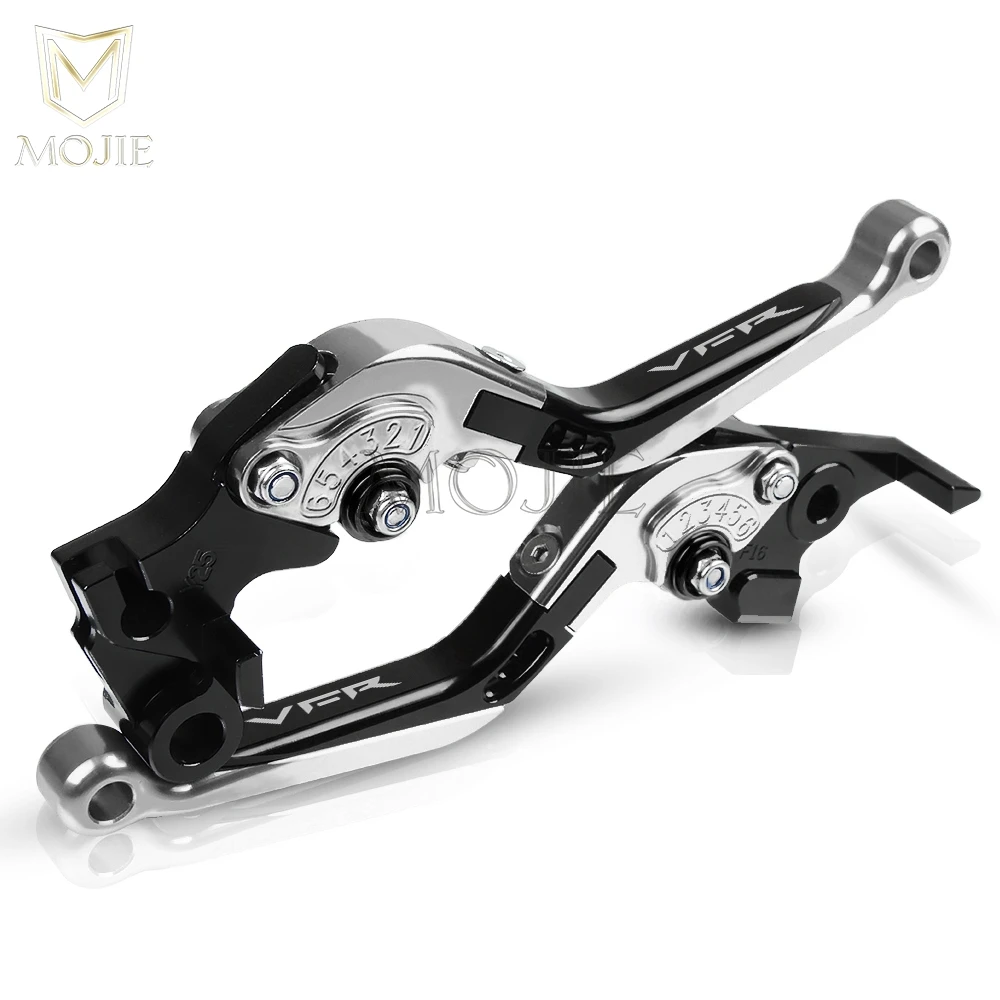 Для Honda VFR800/F Fi/W1 VTEC VFR 800 800F F Fi W1 VTEC аксессуары для мотоциклов ЧПУ Регулируемые Выдвижные Тормозные Рычаги Сцепления