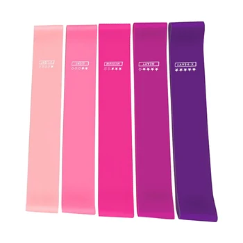 

5pcs Gym Pilates Resistance Bands Yoga Fitness Strength Physio Home Exercise Training Health Heavy Duty Loop Elastic Belt