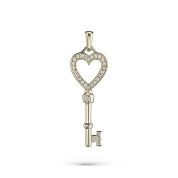 

Pendant made of yellow gold with diamonds e0301pd05142900