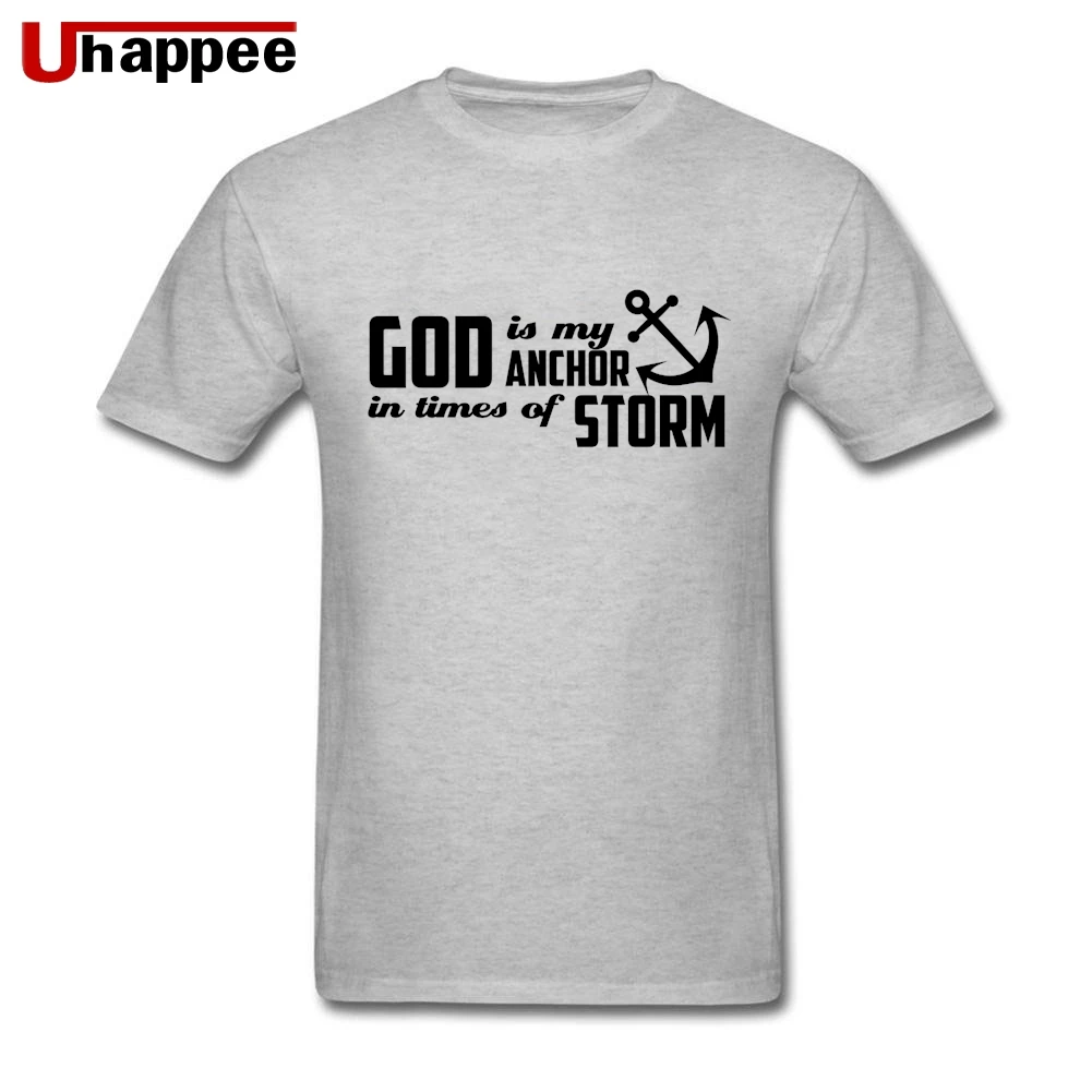 2019 бренд хип-хоп рубашки God is my Anchor мужские лучшие приталенные футболки с