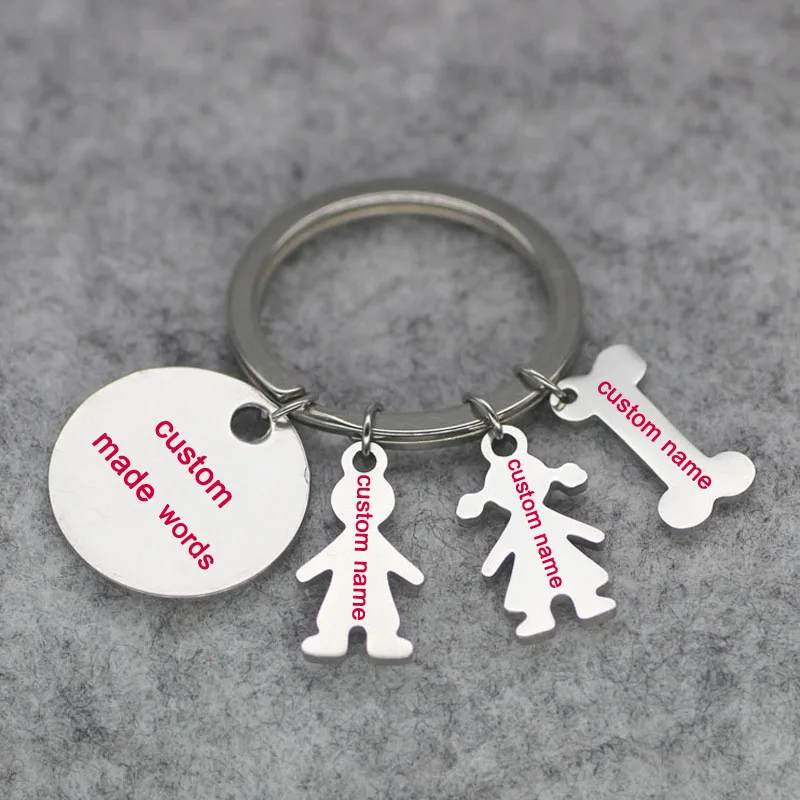 Популярный брелок для мальчиков и девочек изготовленный на заказ Llavero ювелирное