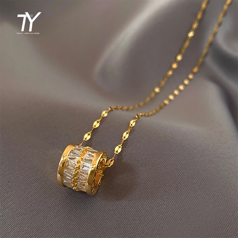 New Classic Titanium Steel Small Waist Necklace Korean For Woman