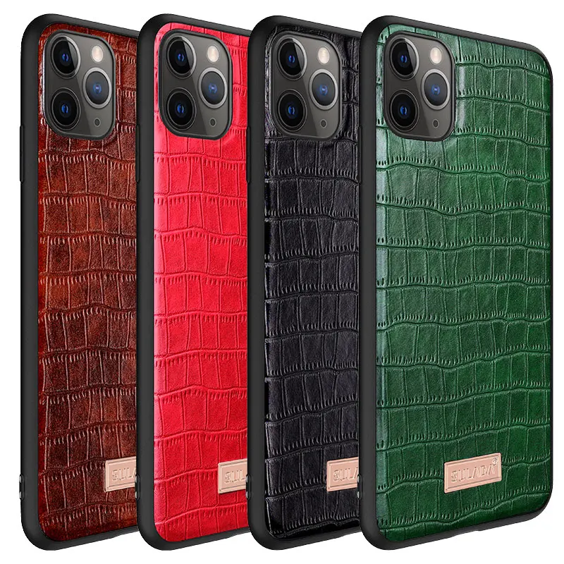 Кожаный чехол с крокодиловым узором для Apple iPhone 11 Pro Max X XS XR 8 Plus 7 6 6S роскошный
