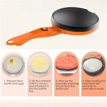 

Electric Crepe Maker Kitchen Tools Mexican Taco Holder Pizza Machine Nonstick Pan Scones Machine Kitchen Cooking Tools